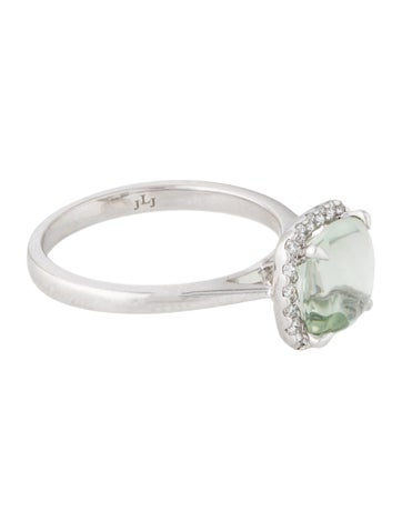 Ring Cocktail 14K Amethyst & Diamond 7