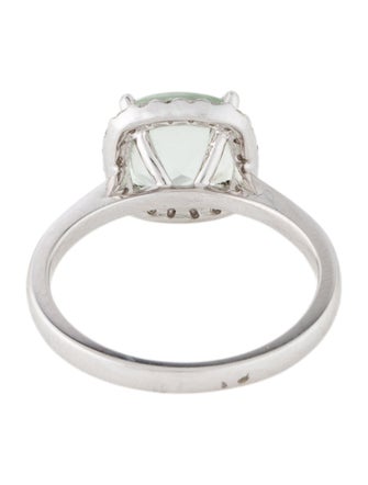 Ring 14K Amethyst & Diamond Cocktail Ring