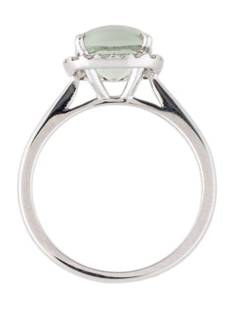 Ring 14K Amethyst & Diamond Cocktail Ring