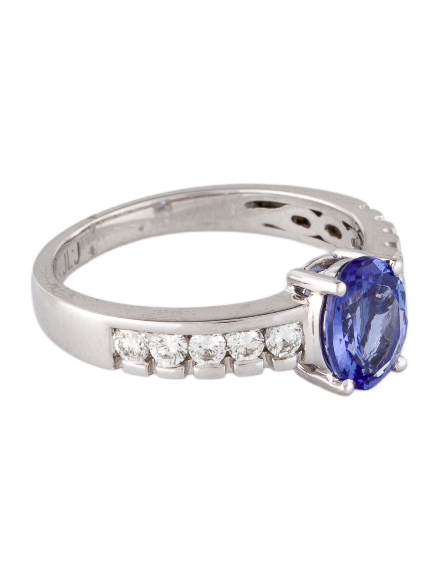Ring 14K 1.17ct Tanzanite & Diamond Cocktail Ring