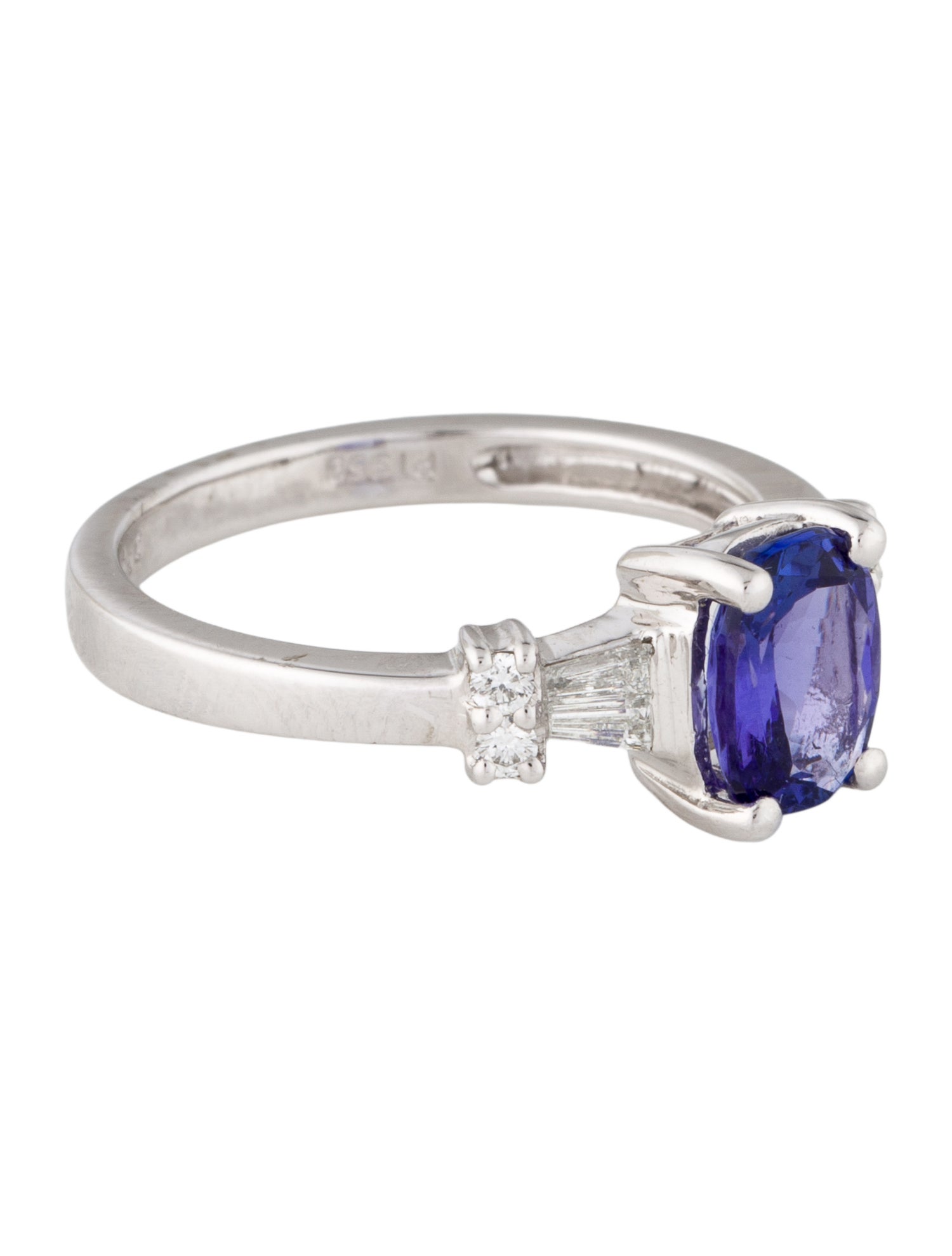 Ring Platinum 1.16ct Tanzanite & Diamond Cocktail Ring