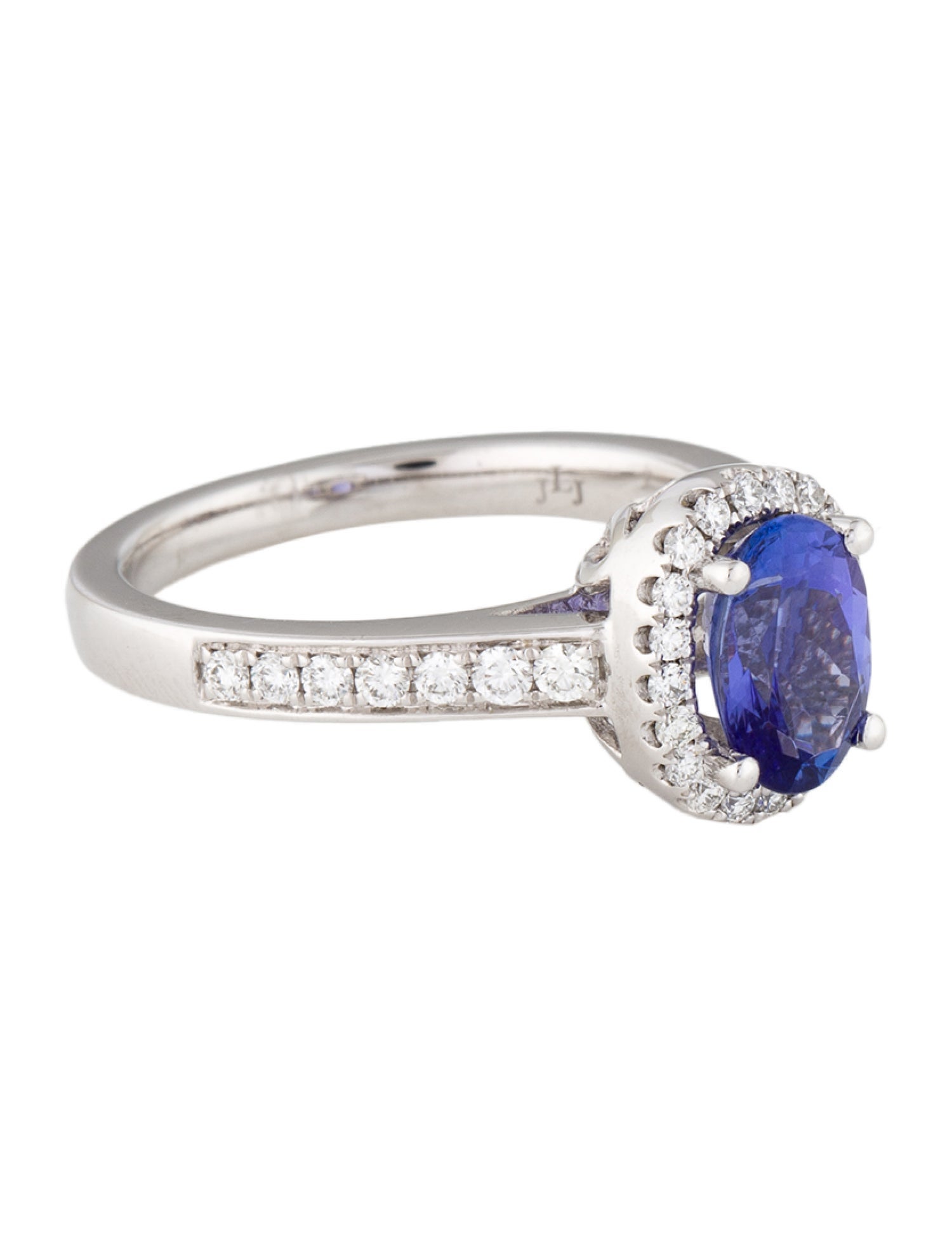 Ring Platinum 1.49ct Tanzanite & Diamond Cocktail Ring