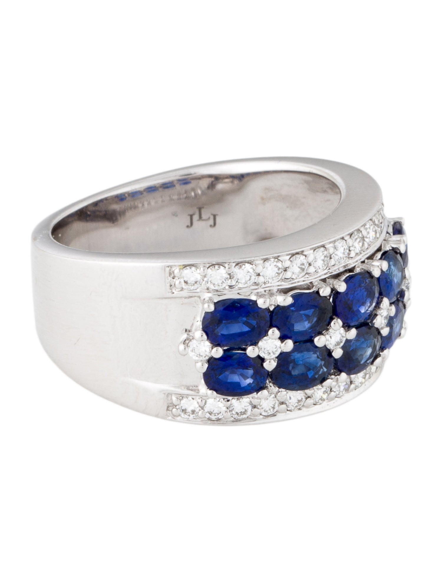 Ring 14K 1.59ctw Sapphire & Diamond Band