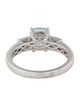 Ring 14K 1.00ct Aquamarine & Diamond Cocktail Ring