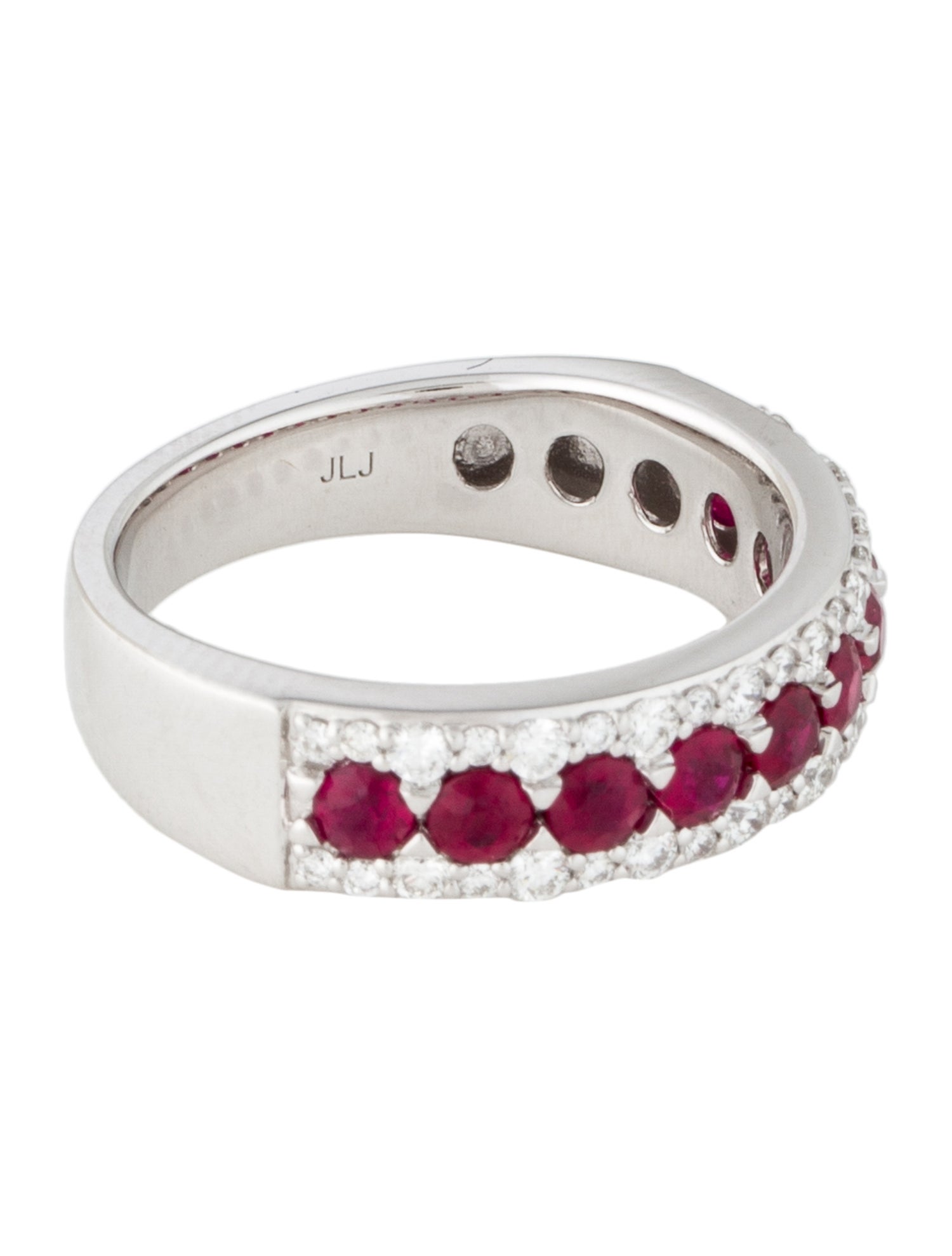 Ring 14K 1.00ctw Ruby & Diamond Band