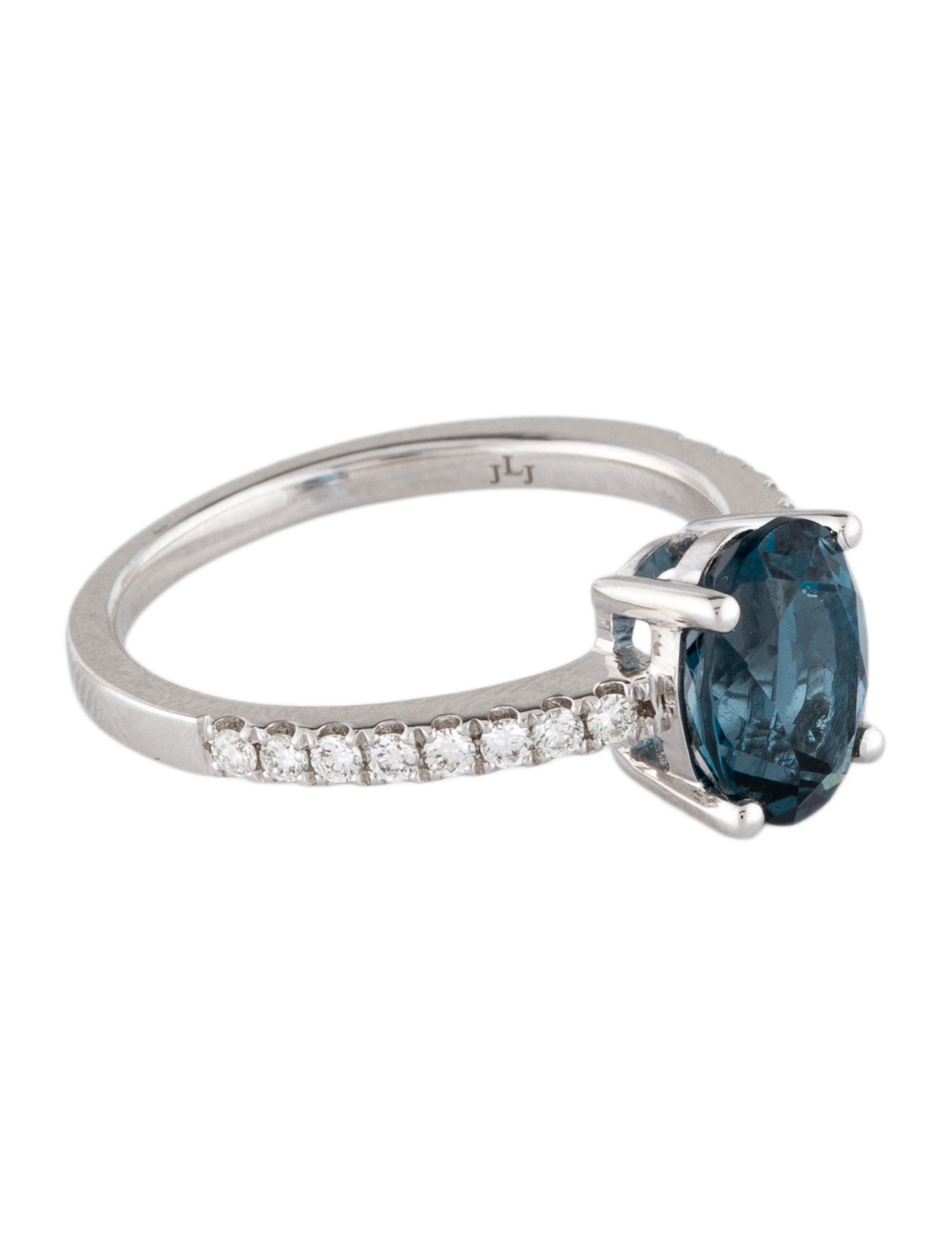 Ring 14K 2.35ct Topaz & Diamond Cocktail Ring