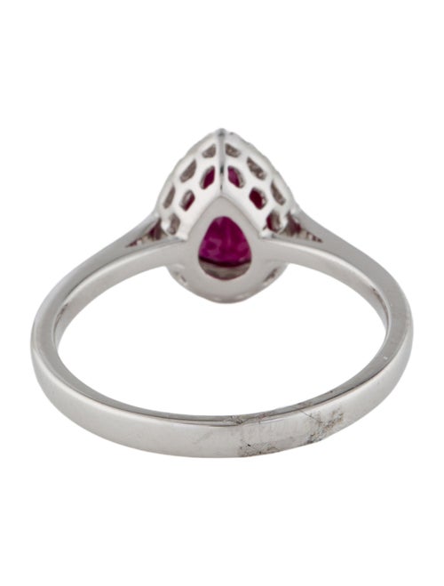 Ring 14K Ruby & Diamond Cocktail Ring