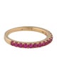 Ring 14K Ruby Band