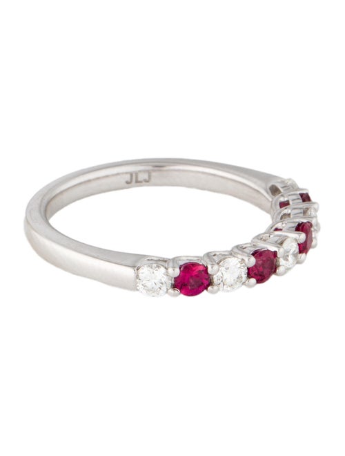 Ring 14K Ruby & Diamond Band
