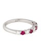 Ring 14K Ruby & Diamond Band