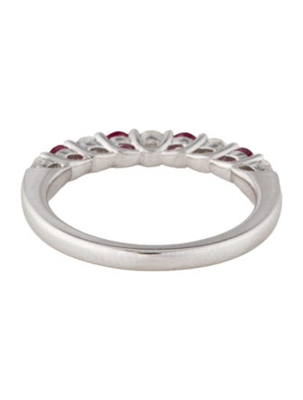 Ring 14K Ruby & Diamond Band