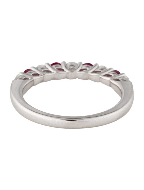 Ring 14K Ruby & Diamond Band
