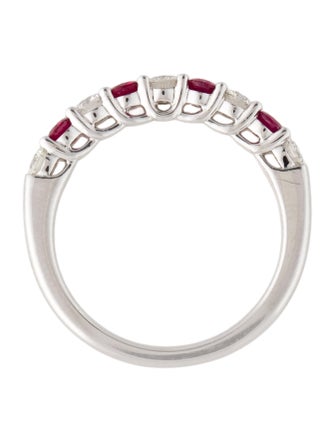 Ring 14K Ruby & Diamond Band