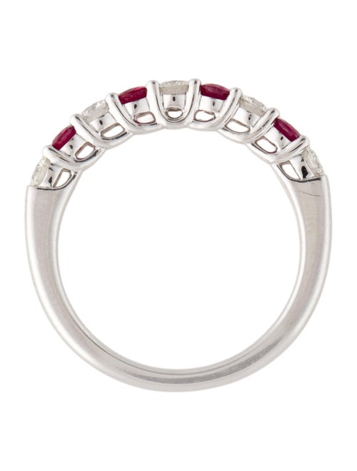 Ring 14K Ruby & Diamond Band