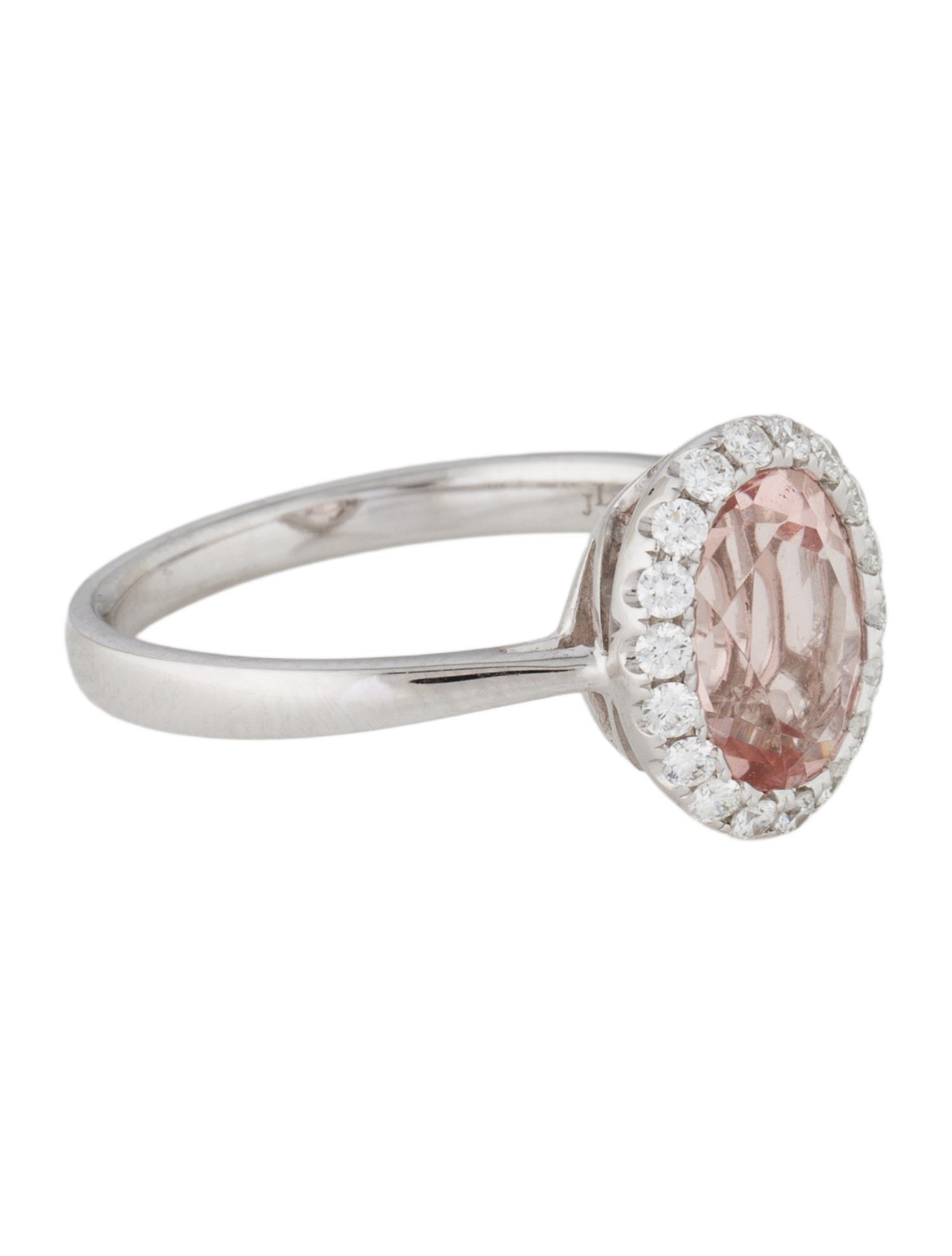 Ring 14K 1.72ctw Morganite & Diamond Cocktail Ring