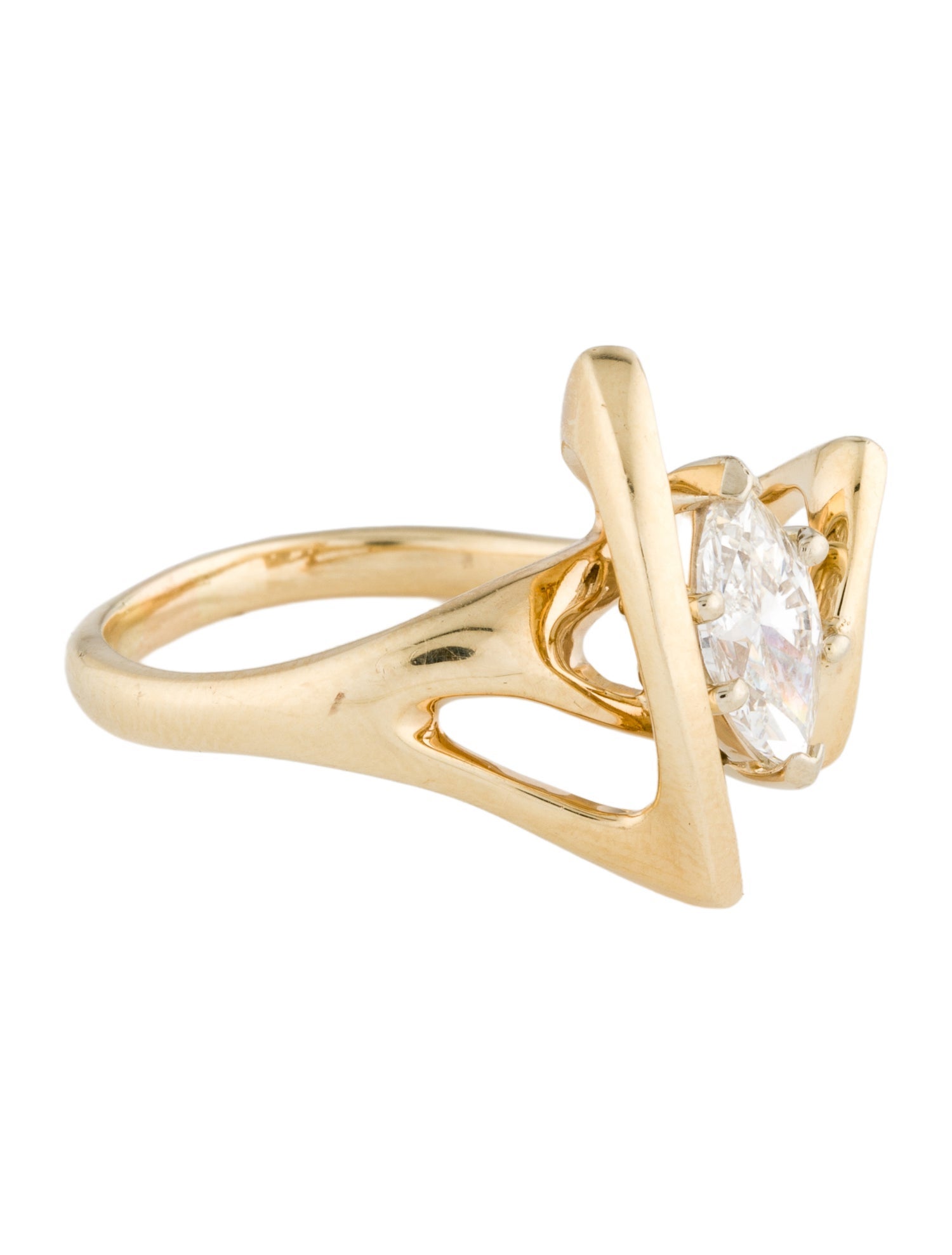 Ring 14K 1.01ctw Diamond Cocktail Ring