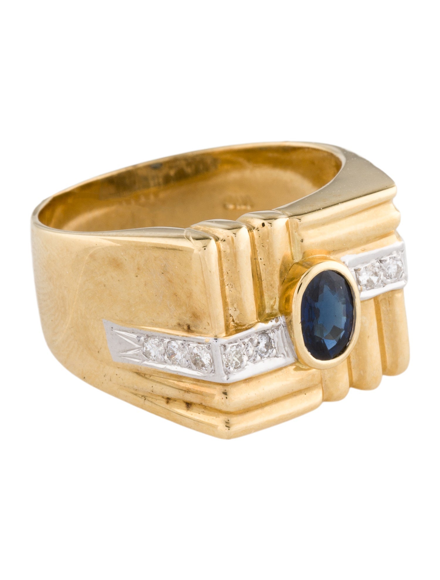 Ring 18K Sapphire & Diamond Ring