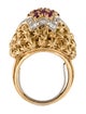 Ring 18K Ruby & Diamond Cocktail Ring