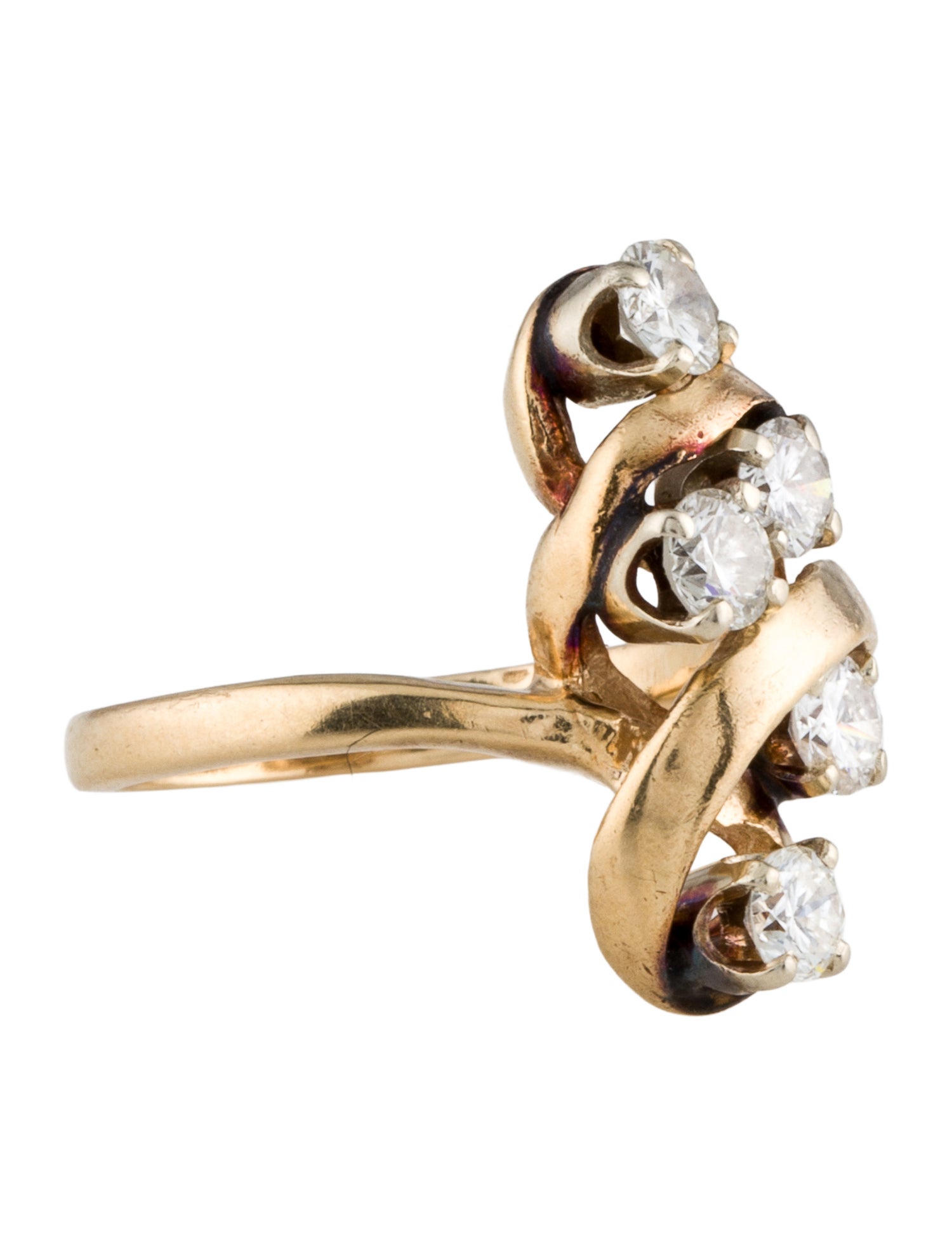 Ring 14K 1.00ctw Diamond Cocktail Ring