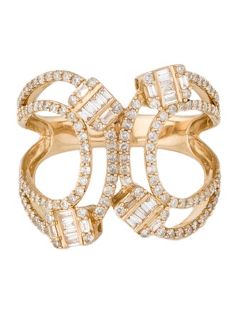 Ring 14K Diamond Cocktail Ring