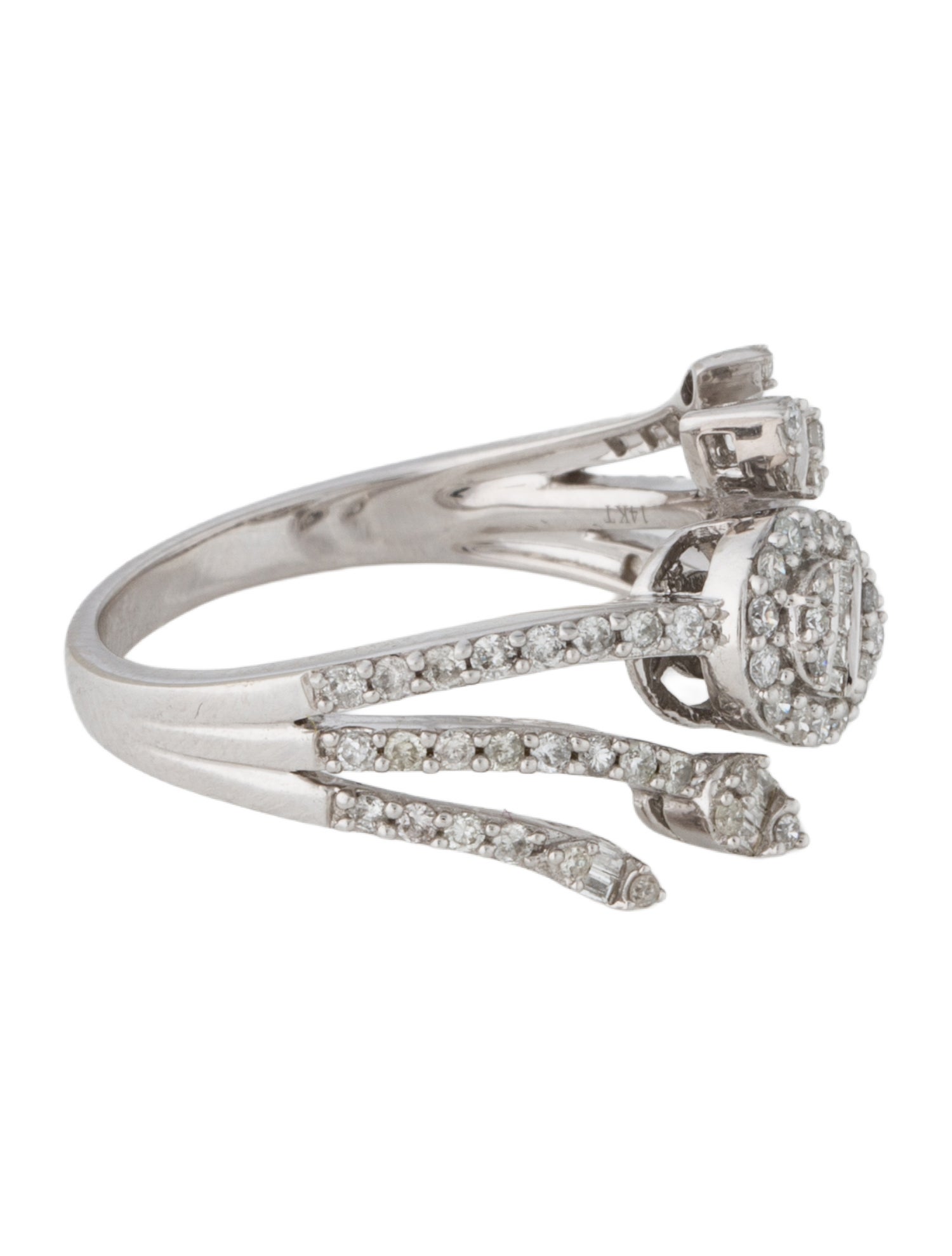 Ring 14K Diamond Cocktail Ring