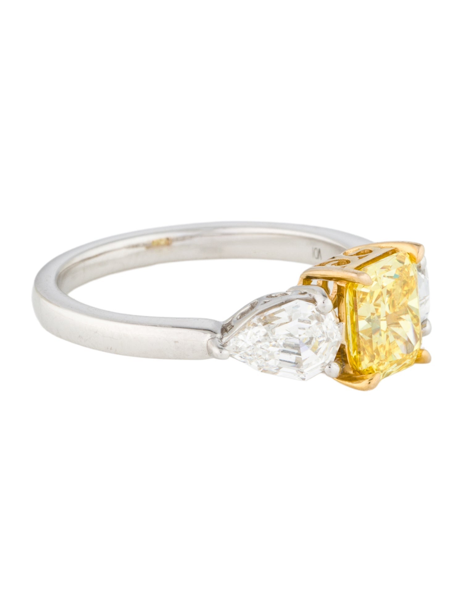 Ring Platinum 2.30ctw Lab-Grown Diamond Cocktail