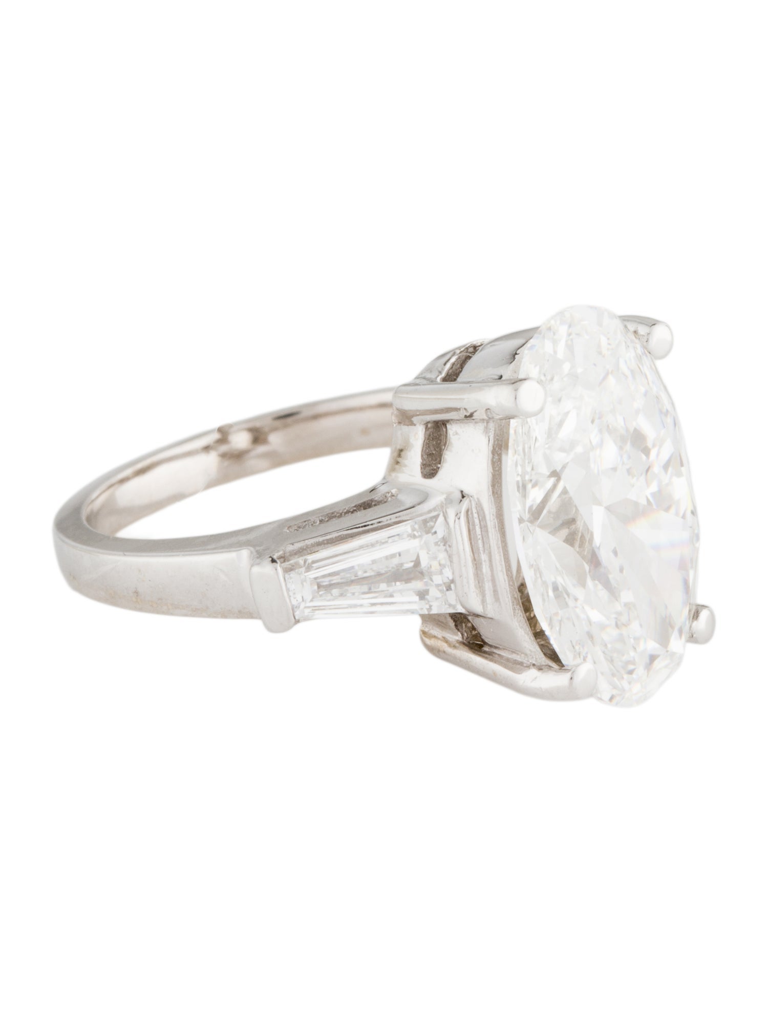 Ring 14K 6.06ct Lab-Grown Diamond Engagement Ring