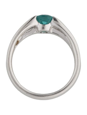 Ring Platinum Tourmaline & Diamond Band
