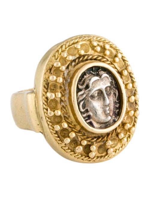 Ring Two-Tone Cocktail Ring