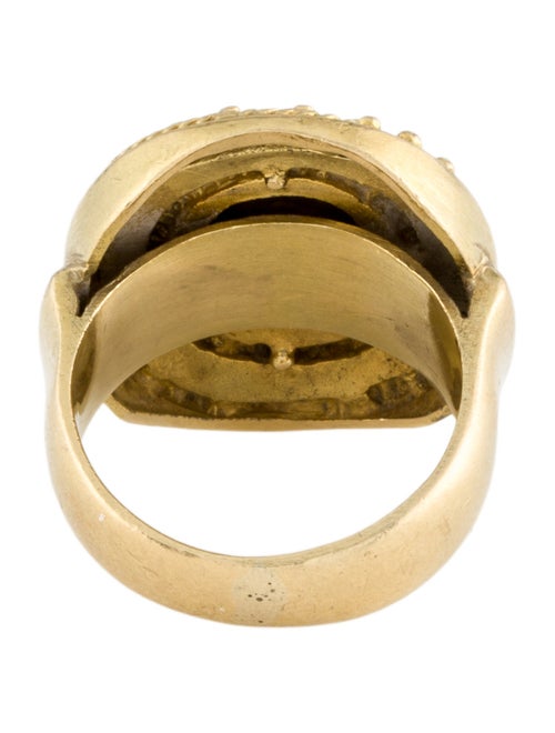 Ring Two-Tone Cocktail Ring