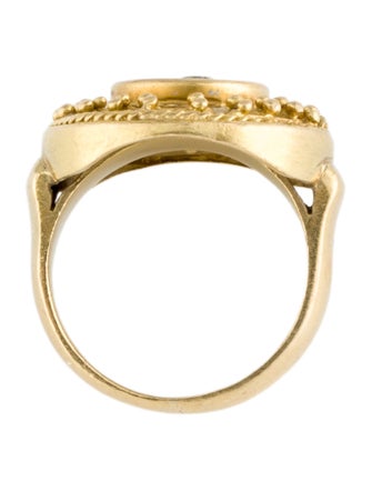 Ring Two-Tone Cocktail Ring