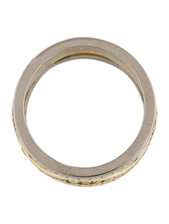 Ring 18K Diamond Three-Row Band