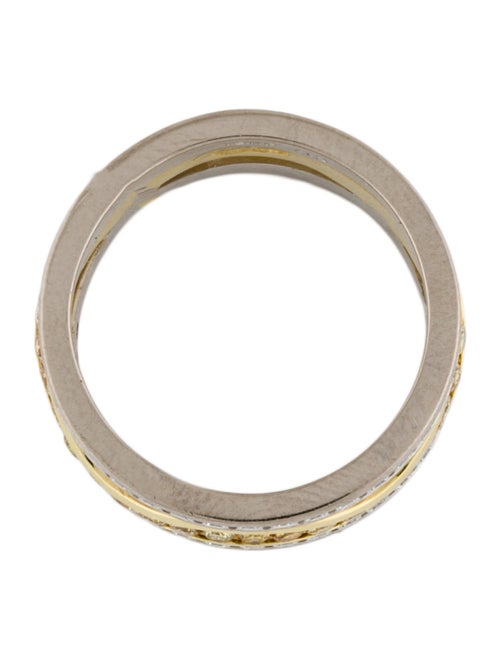 Ring 18K Diamond Three-Row Band