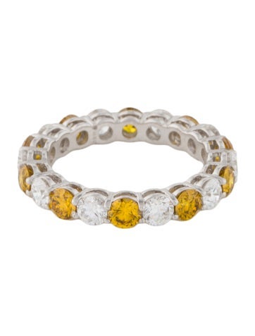 Ring Eternity Band 14K 3.00ctw Lab-Grown Diamond 6.5