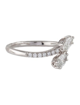 Ring 18K Diamond Bypass Ring