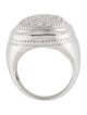 Ring 14k Diamond Cluster Pave Ring
