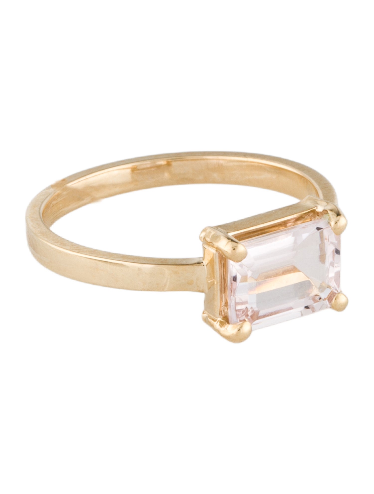 Ring 14K 1.13ct Morganite Cocktail