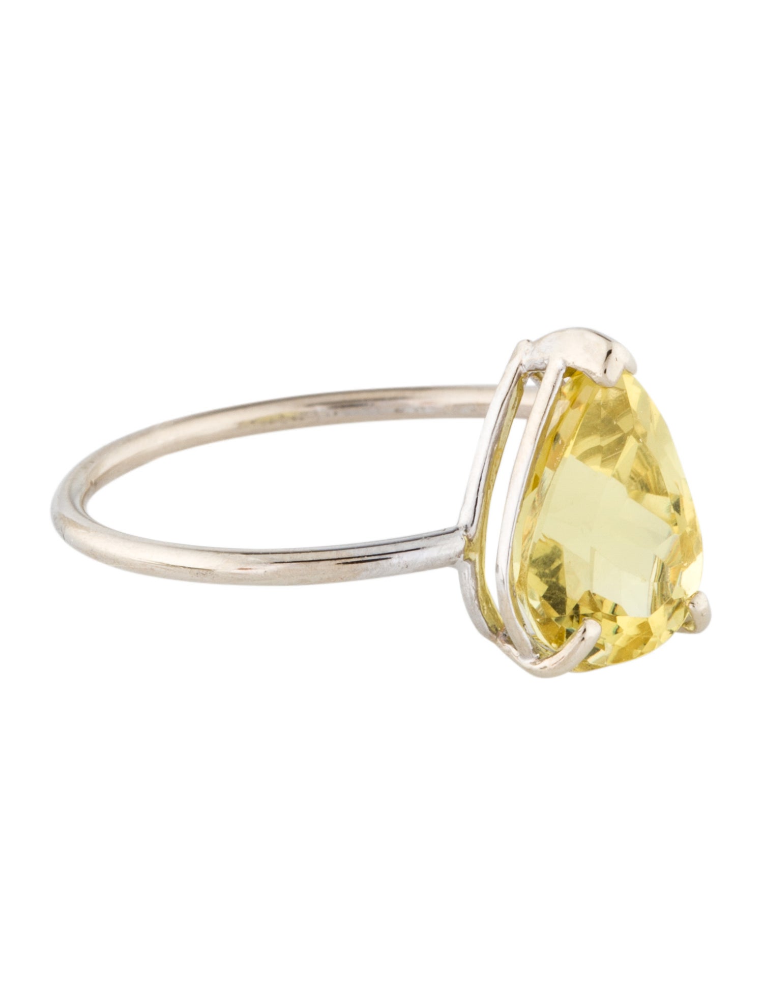 Ring 14K 2.65ct Heliodor Cocktail Ring