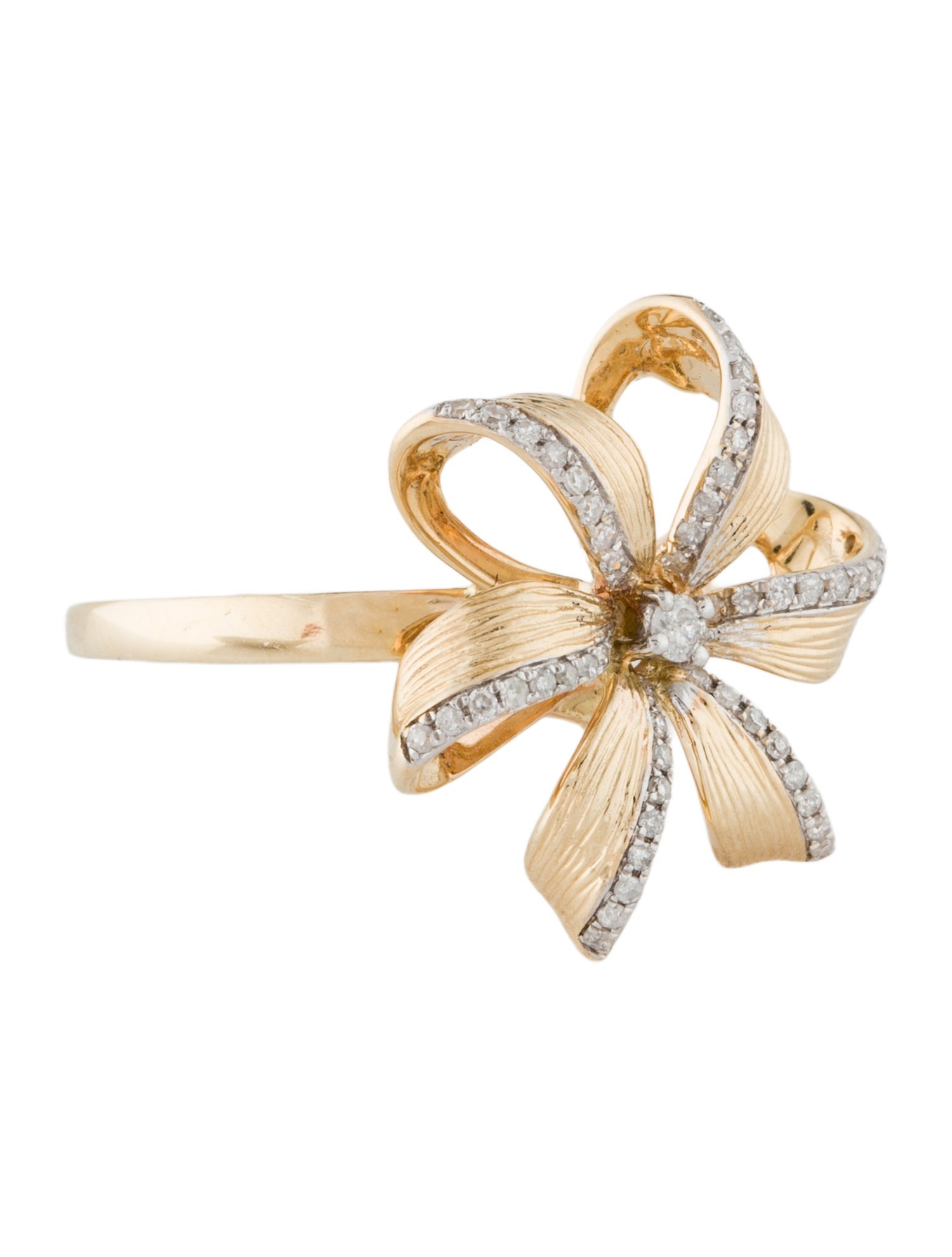 Ring 14K Diamond Cocktail Ring