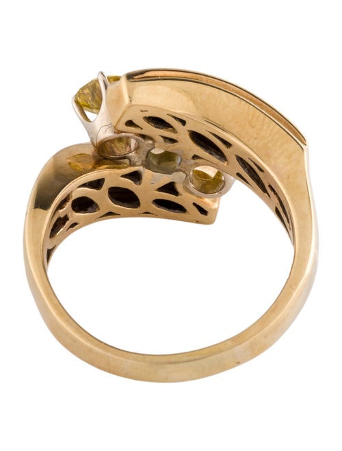 Ring 18K 2.06ctw Diamond Bypass Cocktail Ring