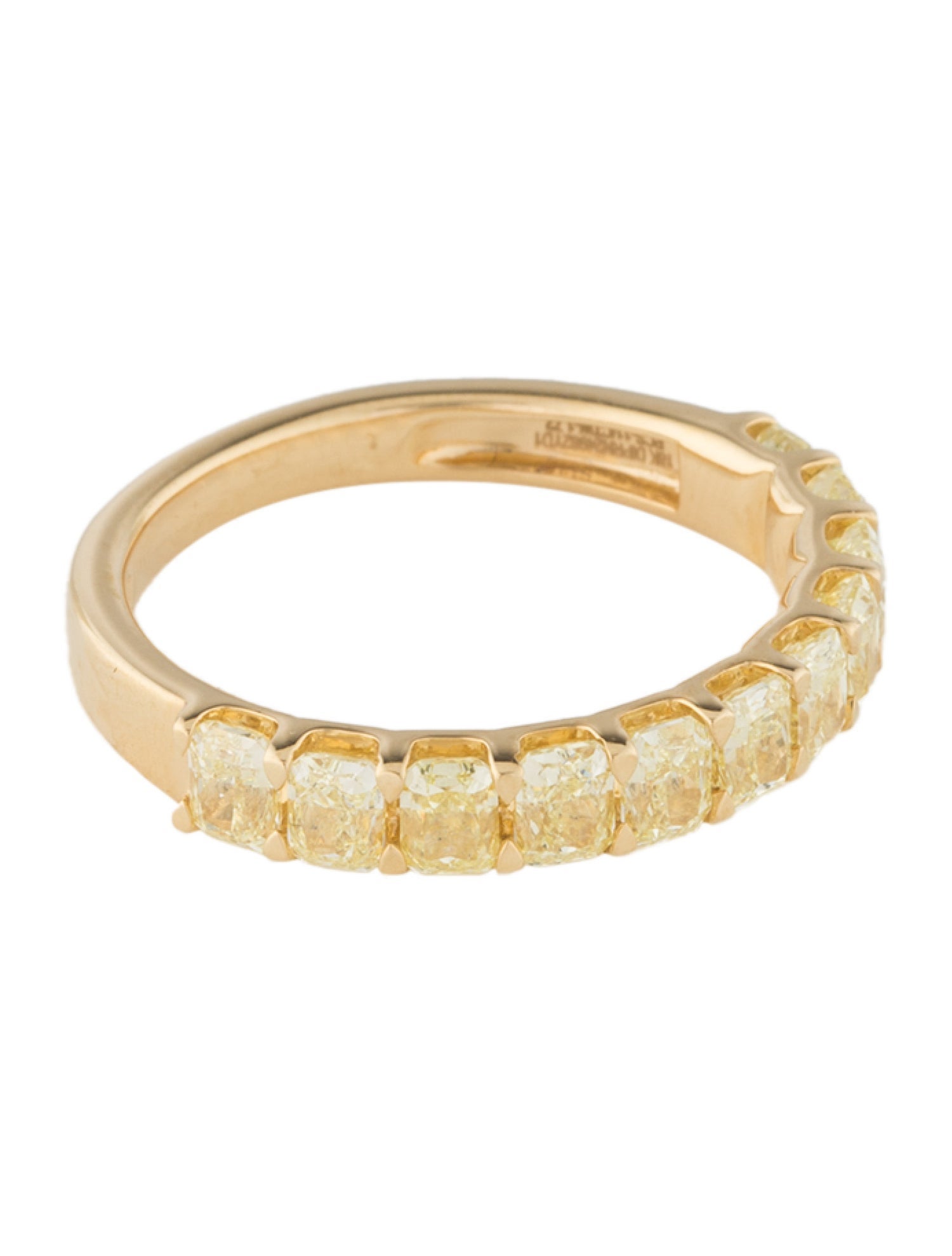 Ring 18K 1.34ctw Diamond Half Eternity Band