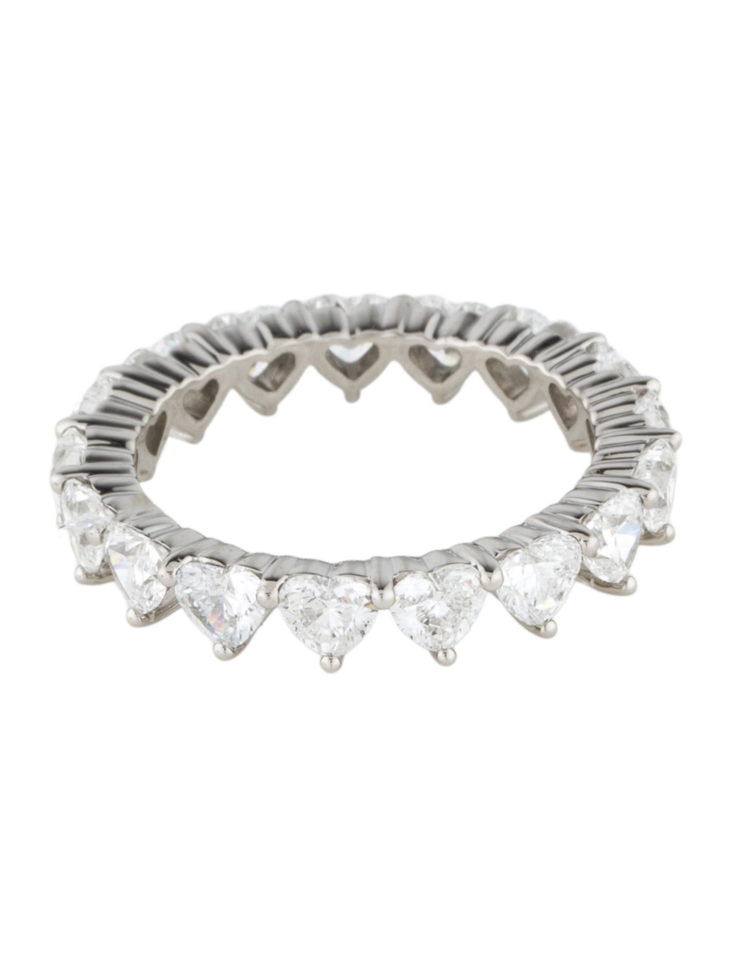 Ring Platinum 2.80ctw Lab-Grown Diamond Eternity Band