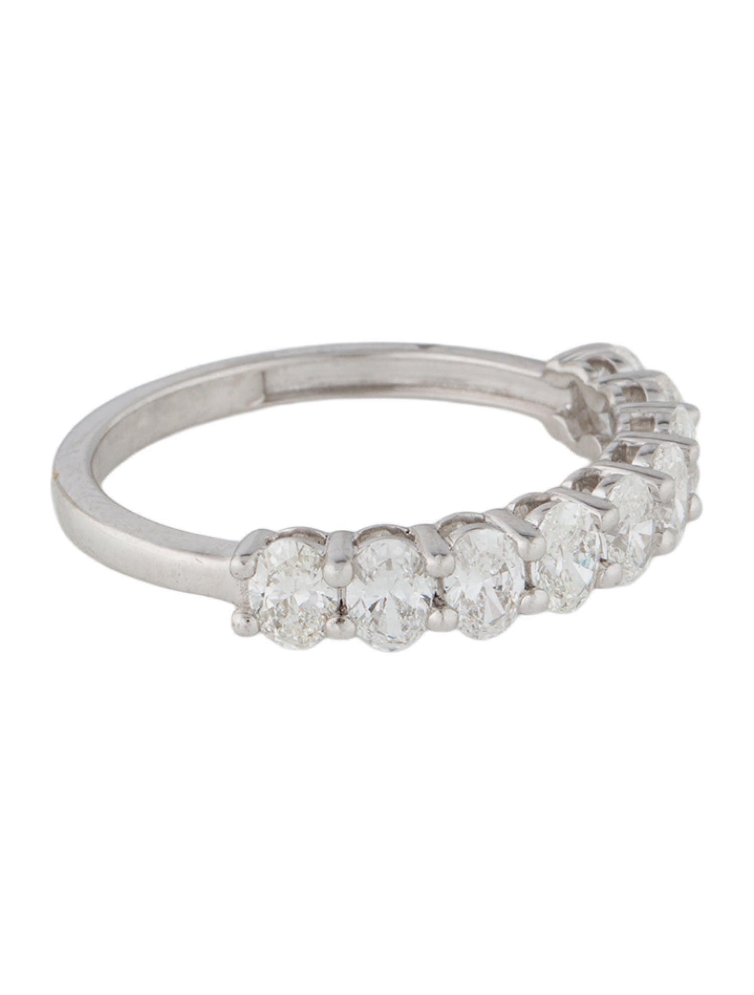 Ring 18K 1.15ctw Diamond Half Eternity Band