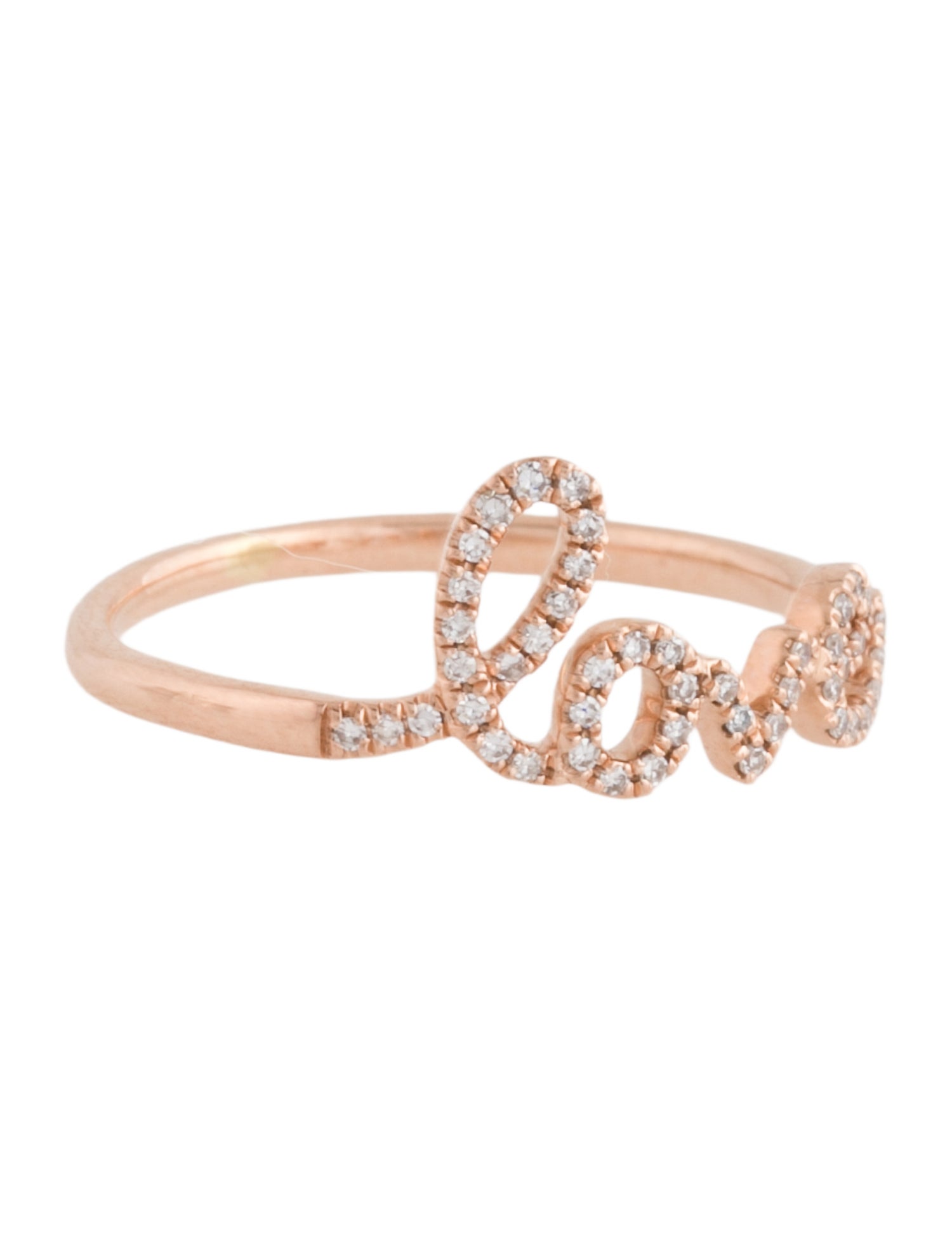 Ring 14K Diamond Love Cocktail Ring