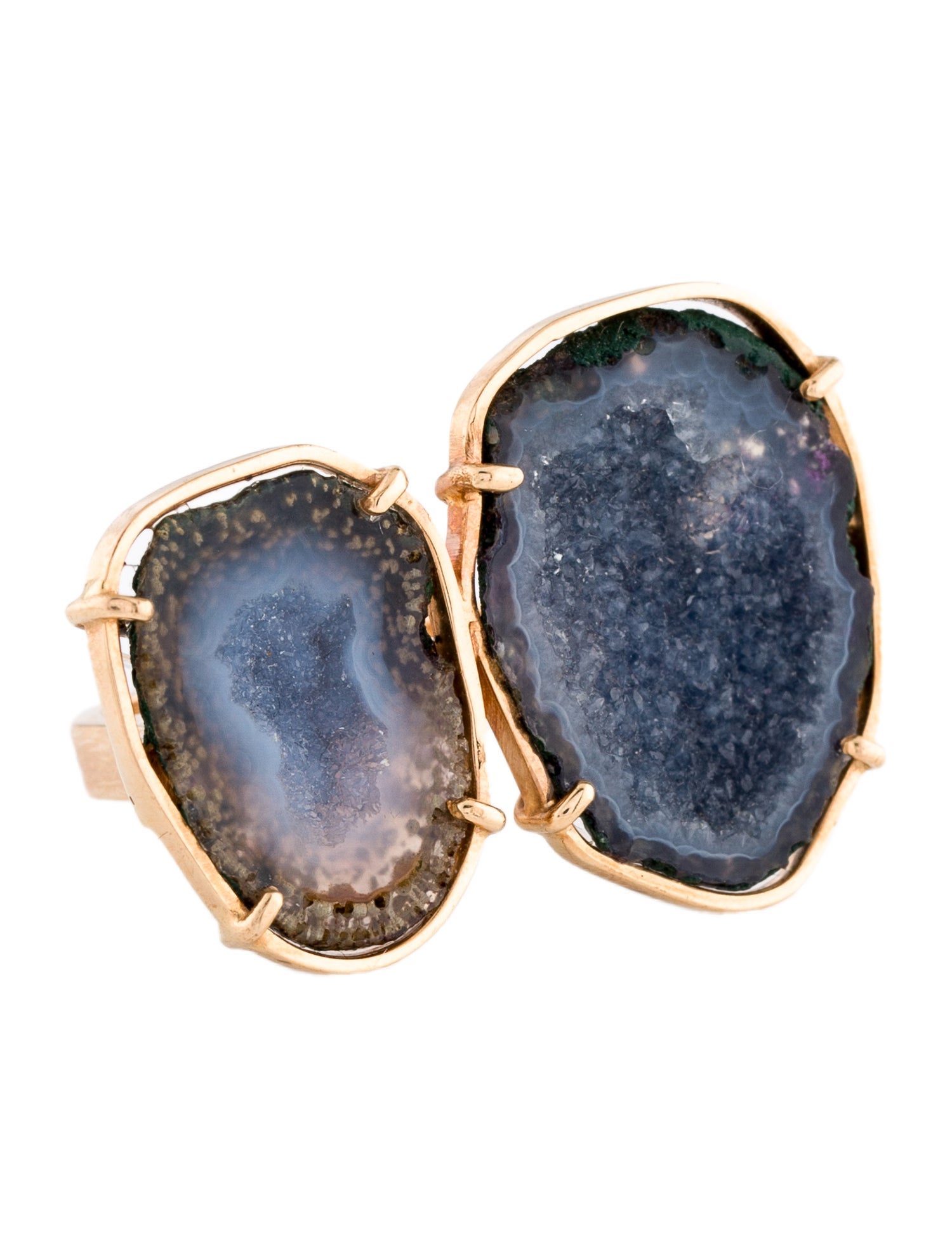 Ring Karolin Van Loon 18K Druzy Cocktail