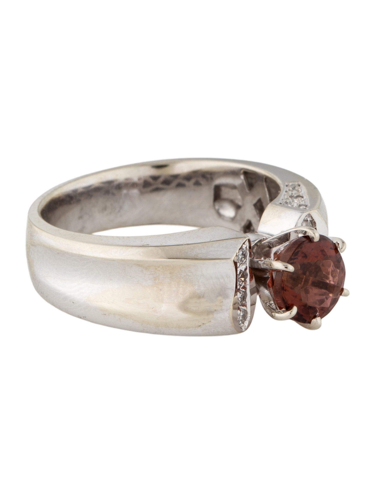 Ring 14K 1.21 Tourmaline & Diamond Cocktail Ring