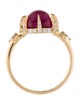 Ring 18K 6.02ctw Ruby & Diamond Cocktail Ring