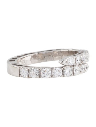 Ring 14K 1.05ctw Lab-Grown Diamond CrossOver Band