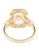 Ring 4.11ctw Lab-Grown Diamond & Enamel Engagement Ring