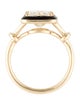 Ring 4.11ctw Lab-Grown Diamond & Enamel Engagement Ring